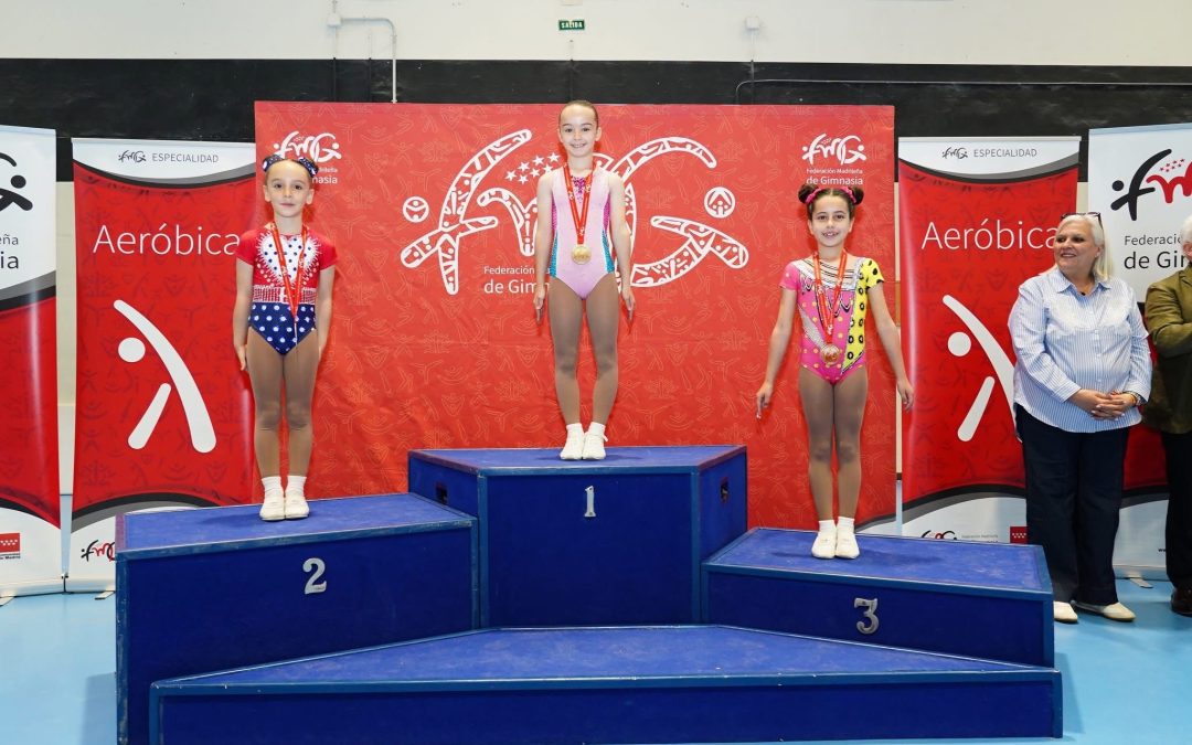 Podio completo para el ‘Aerobics VS 2.0’ de Puertollano en el 9º Trofeo ‘Comunidad de Madrid’ de gimnasia aeróbica